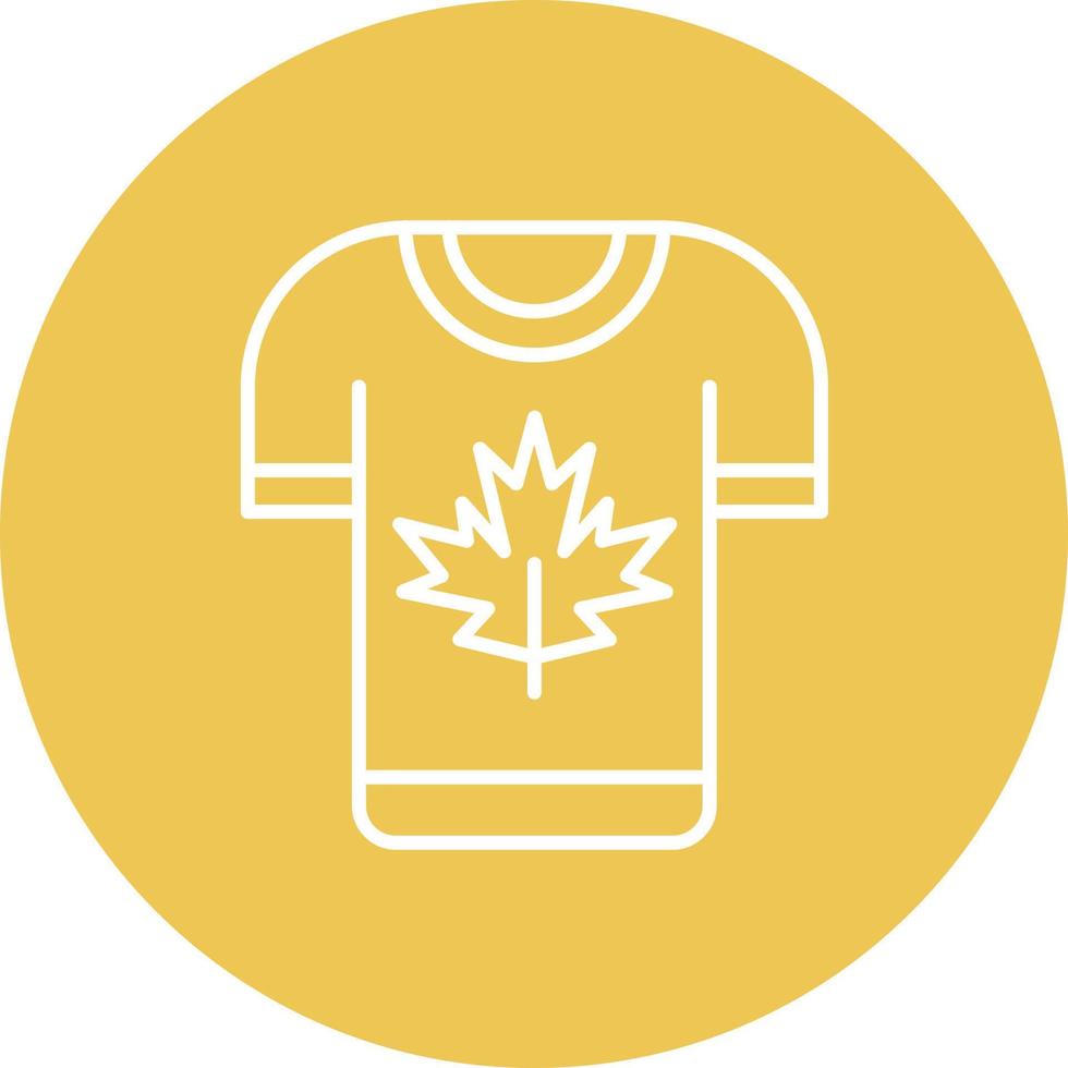 t-shirt lijn cirkel achtergrond pictogram vector