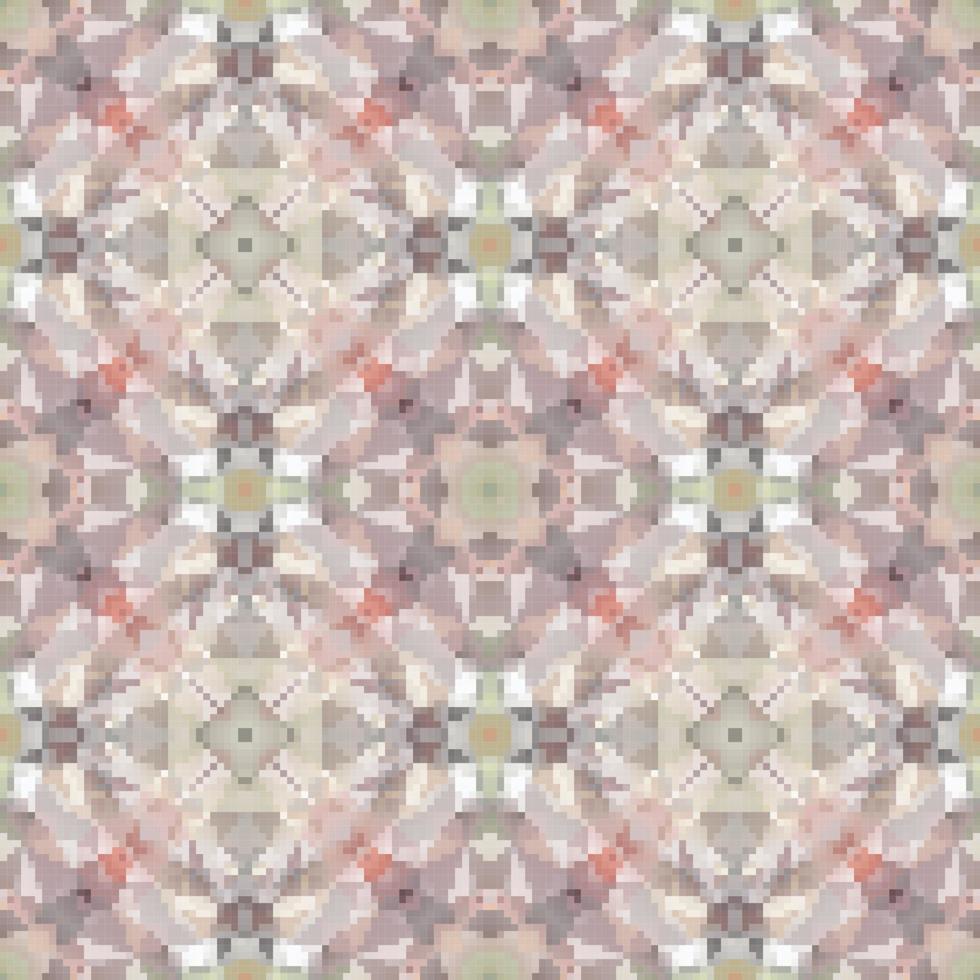 pixel mozaïek- naadloos patroon ontwerp, herhaling textiel ontwerp. kleding stof afdrukken vector