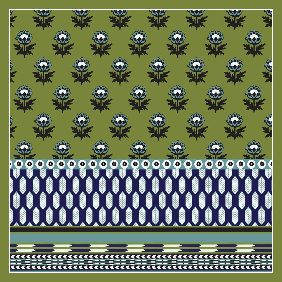 uniek patroon ontwerp voor textiel en sociaal media post vector