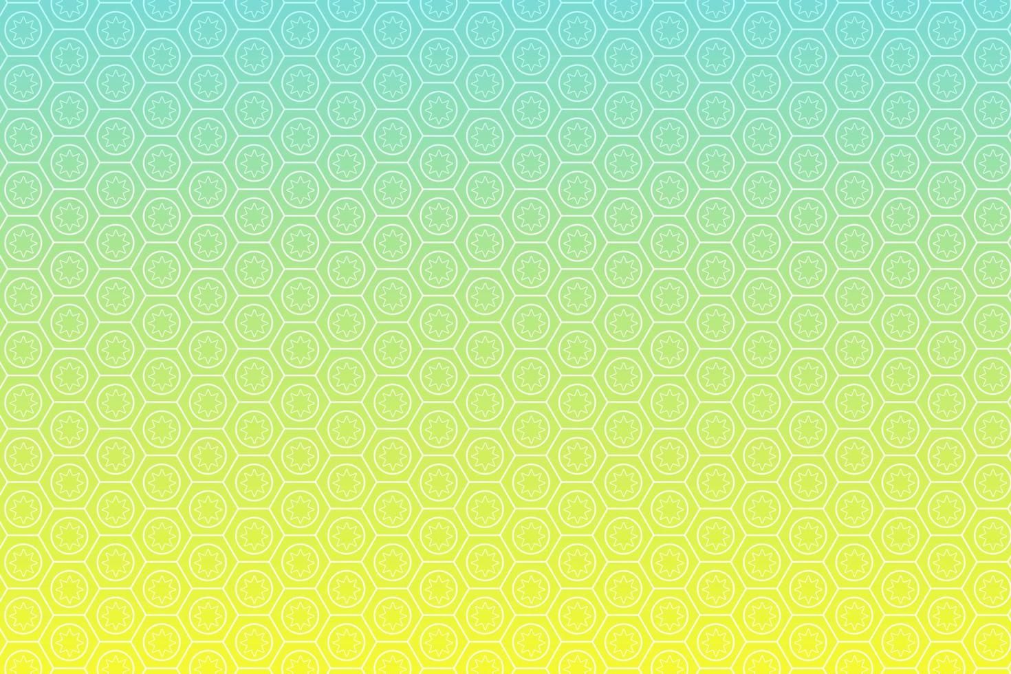 patroon met meetkundig elementen in geel blauw tonen. abstract helling achtergrond vector
