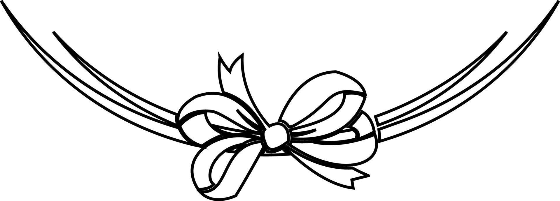 illustratie van een bloemen decoratief element. vector