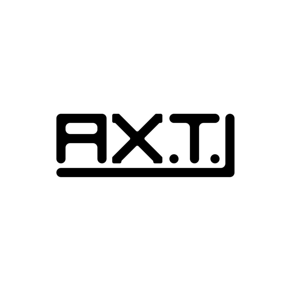 axt brief logo creatief ontwerp met vector grafisch, axt gemakkelijk en modern logo.