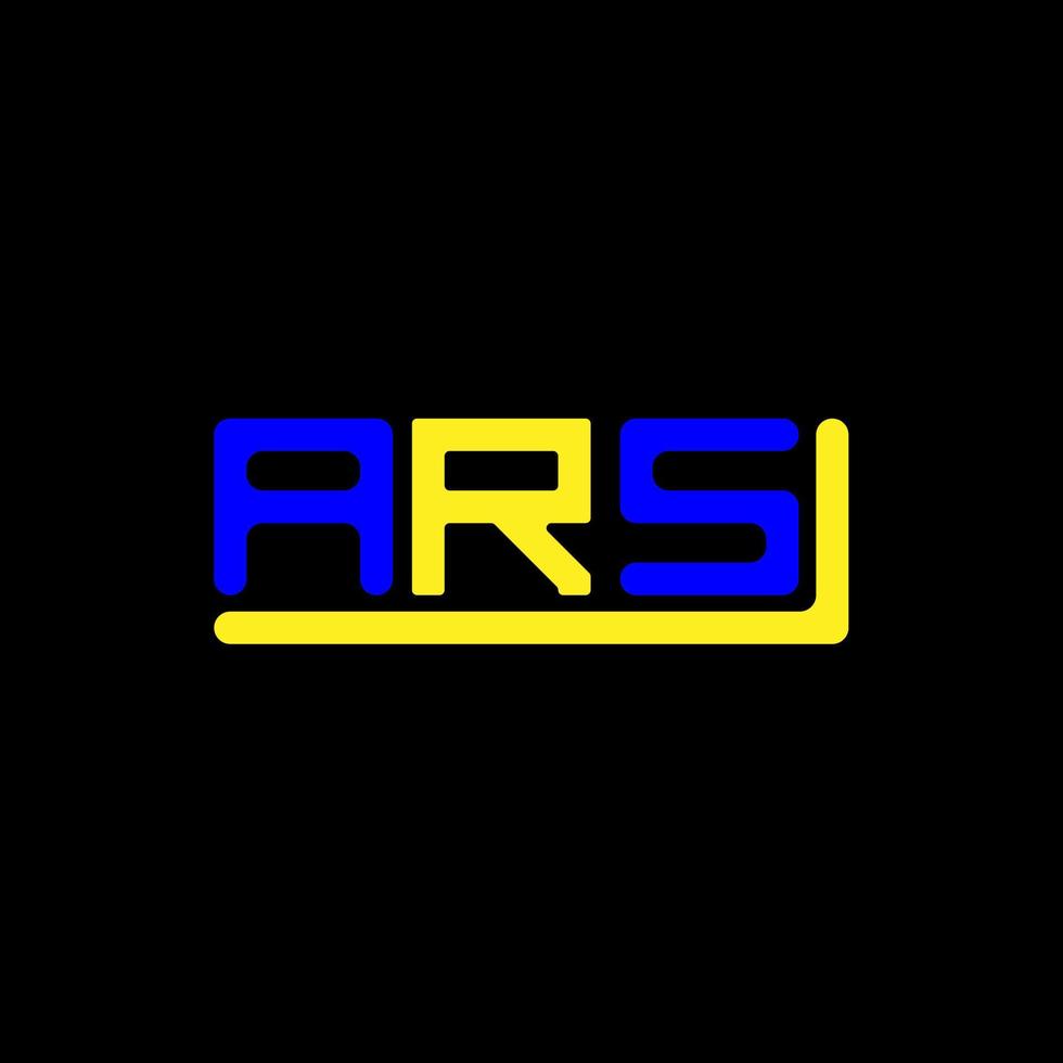 ars brief logo creatief ontwerp met vector grafisch, ars gemakkelijk en modern logo.