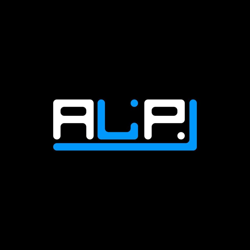 alp brief logo creatief ontwerp met vector grafisch, alp gemakkelijk en modern logo.