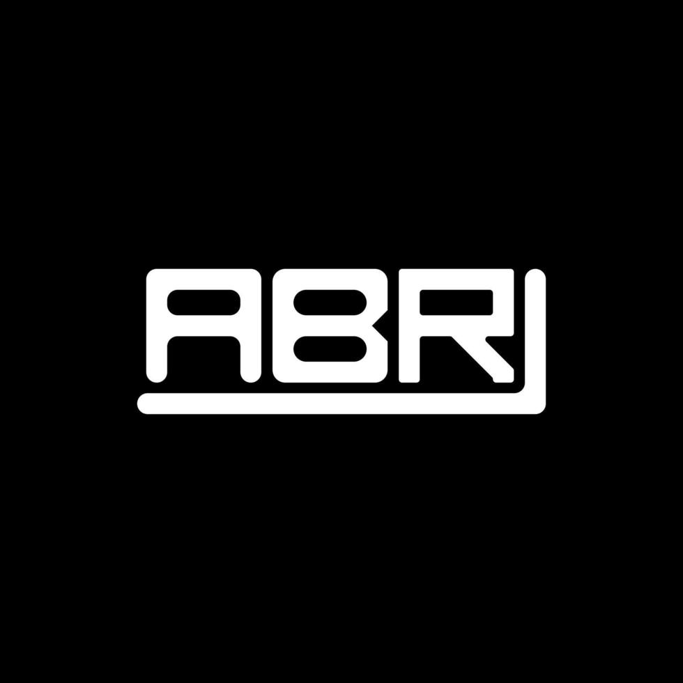 abr brief logo creatief ontwerp met vector grafisch, abr gemakkelijk en modern logo.