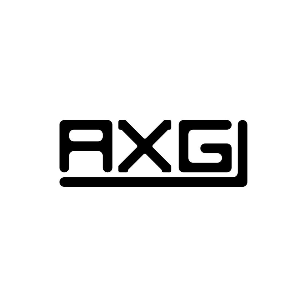 axg brief logo creatief ontwerp met vector grafisch, axg gemakkelijk en modern logo.