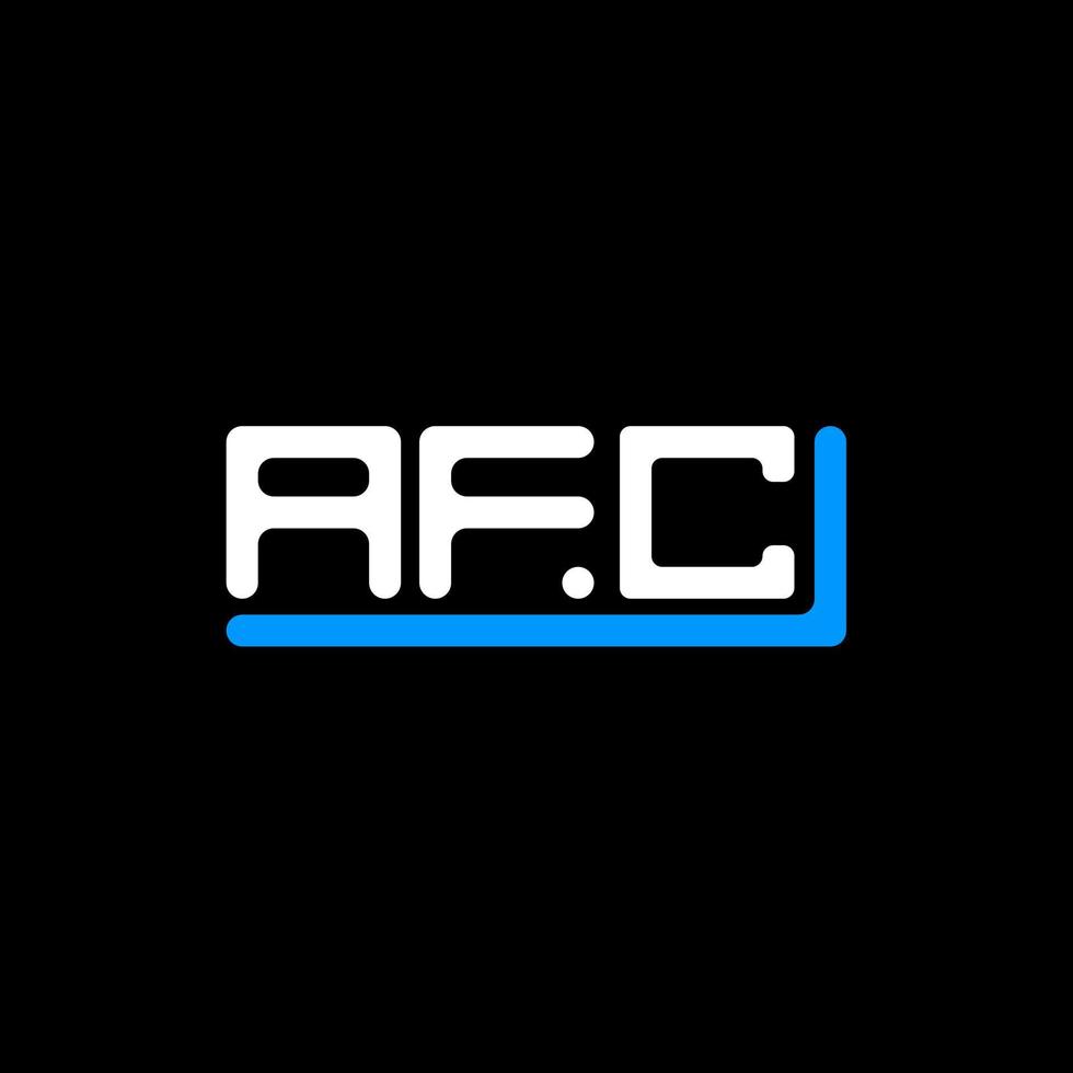 afc brief logo creatief ontwerp met vector grafisch, afc gemakkelijk en modern logo.