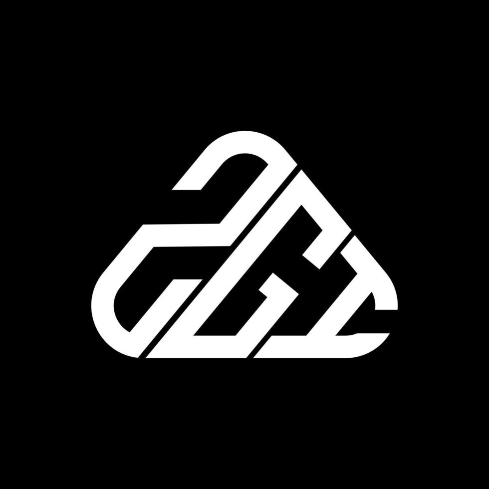 zgi brief logo creatief ontwerp met vector grafisch, zgi gemakkelijk en modern logo.
