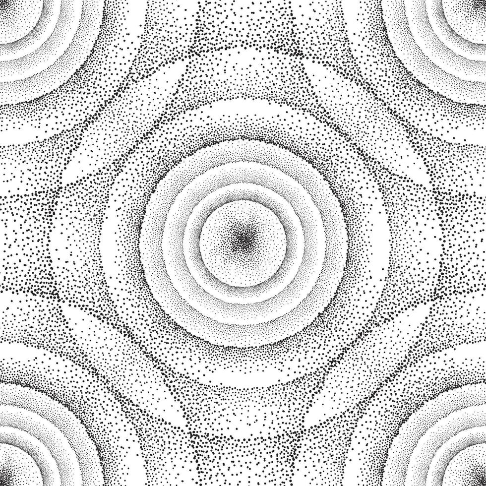 abstract punt cirkel patroon gevlekte bubbel structuur vector