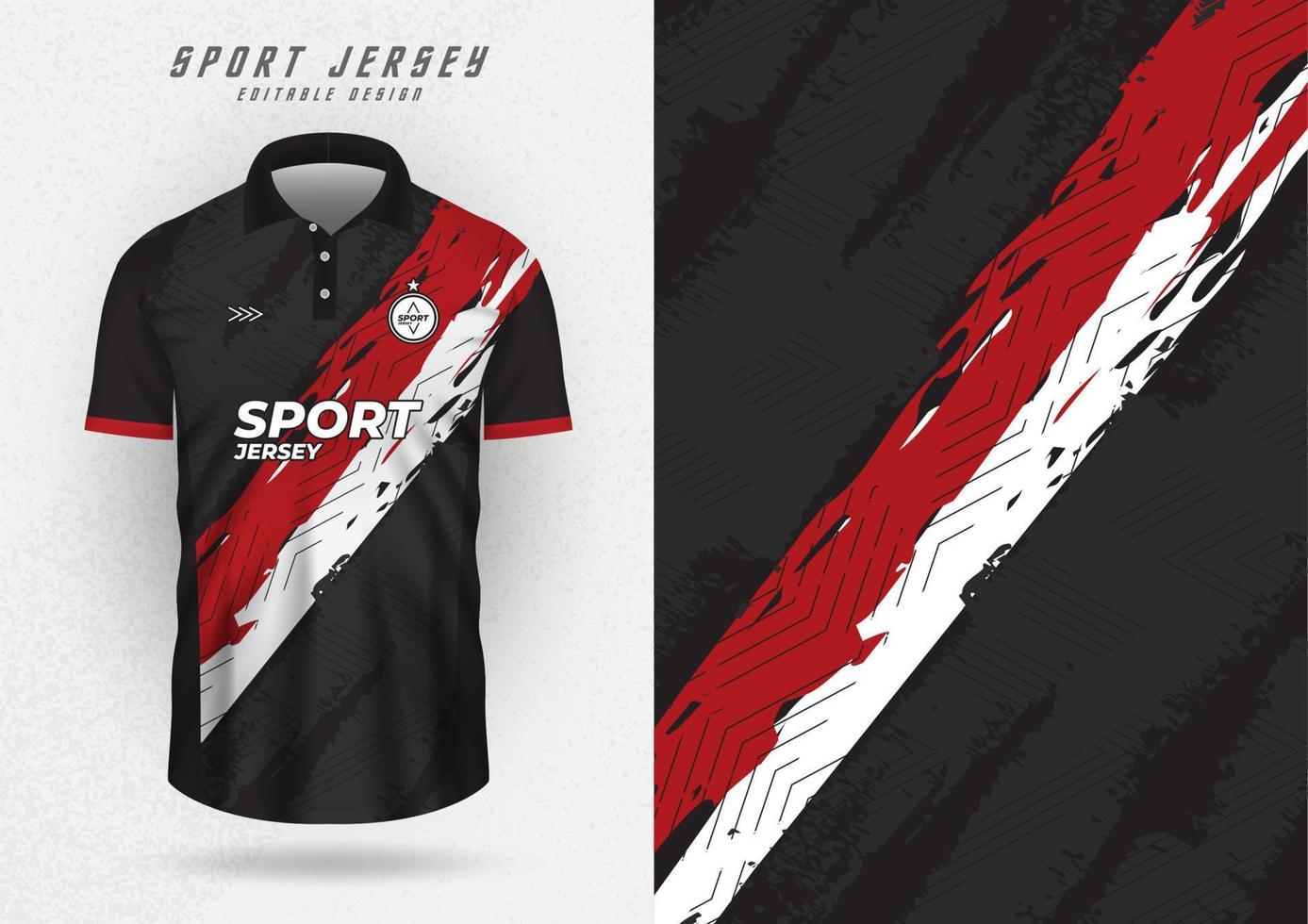 bespotten omhoog achtergrond voor sport Jersey Amerikaans voetbal rennen racing zwart rood wit diagonaal strepen vector