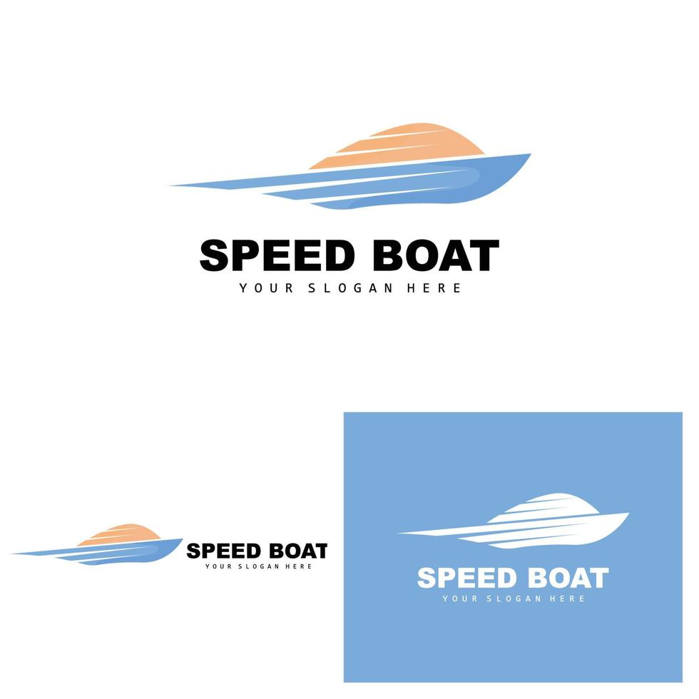 lading schip logo, snel lading schip vector, zeilboot, ontwerp voor schip fabricage bedrijf, waterweg het zeilen, marinier voertuigen, vervoer, logistiek vector