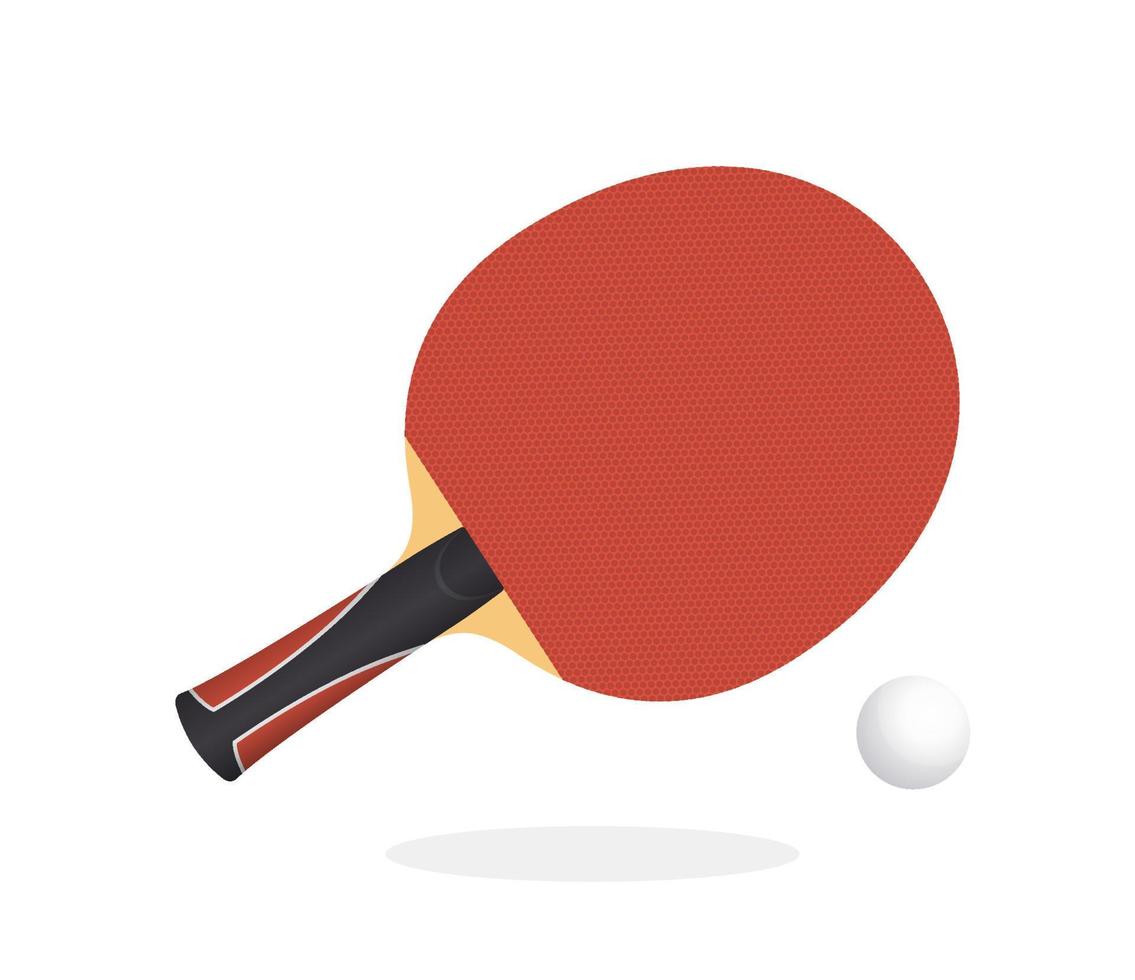 tafeltennis racket vector