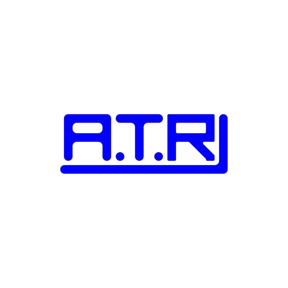 atr brief logo creatief ontwerp met vector grafisch, atr gemakkelijk en modern logo.