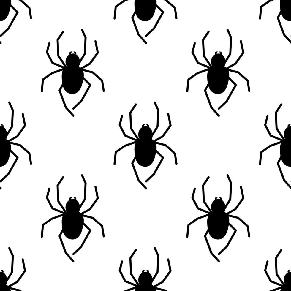 spin vector naadloos patroon Aan een wit achtergrond. insect patroon afdrukken Aan textiel, papier, omhulsel papier thema