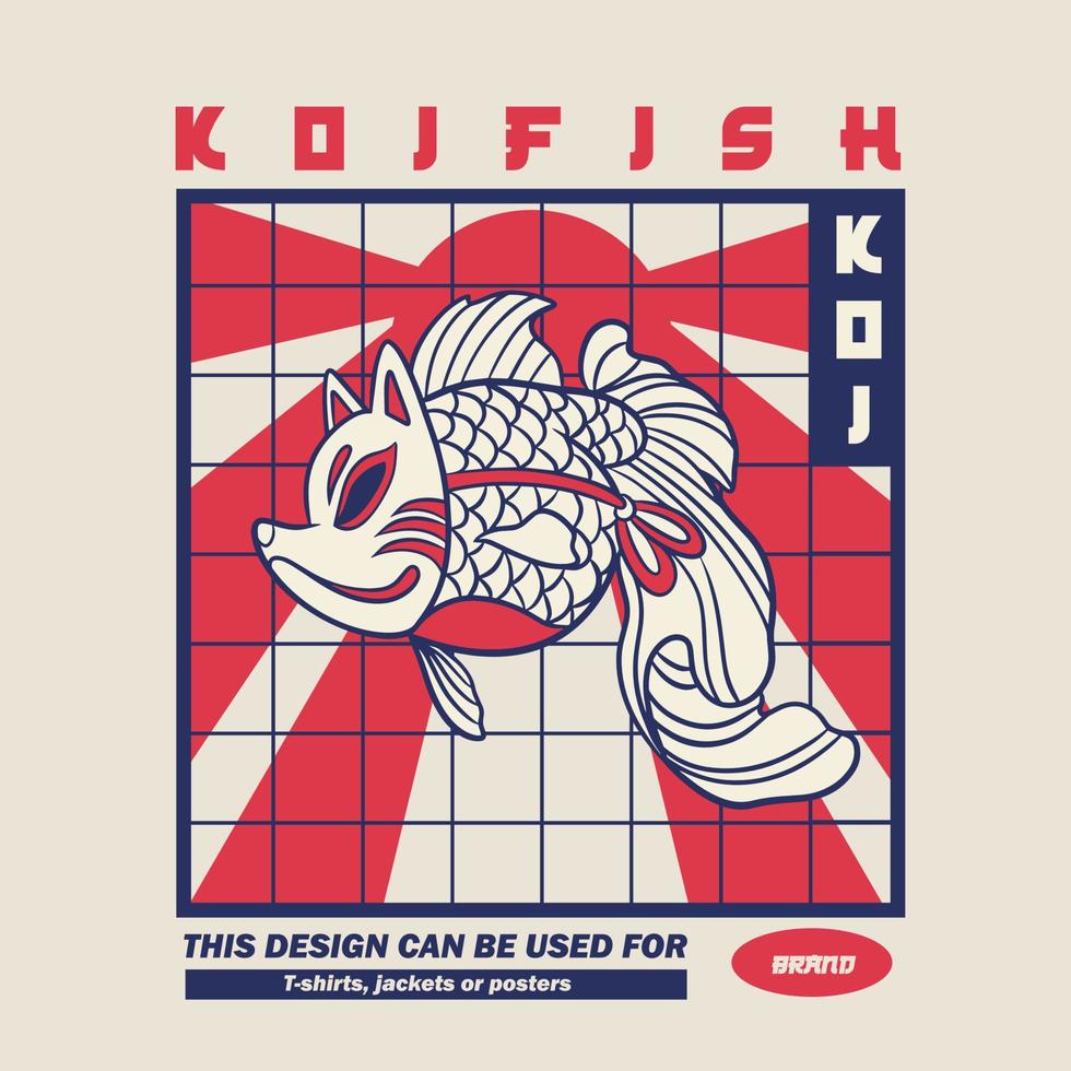 koi vissen japan vectorillustratie vector