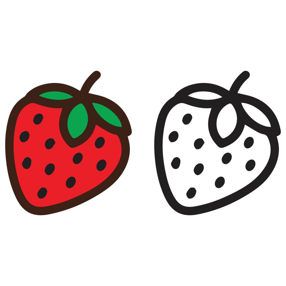 aardbei BES fruit illustratie vector