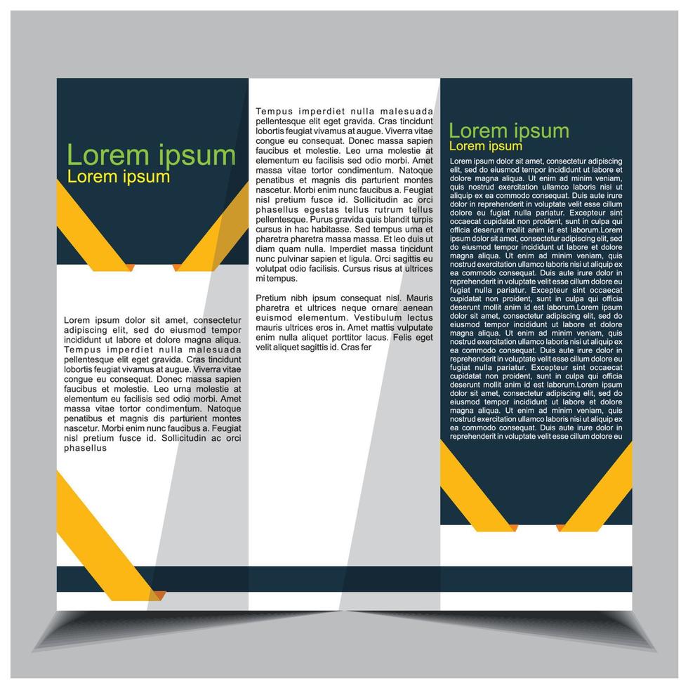 folder sjabloon of brochure Hoes ontwerp vector