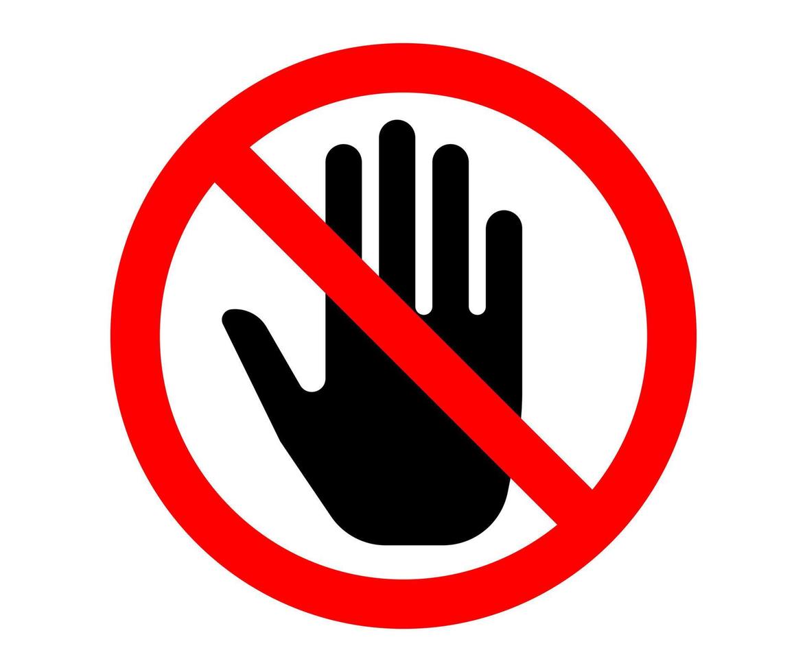 verbod teken Doen niet tintje icoon. vector illustratie.