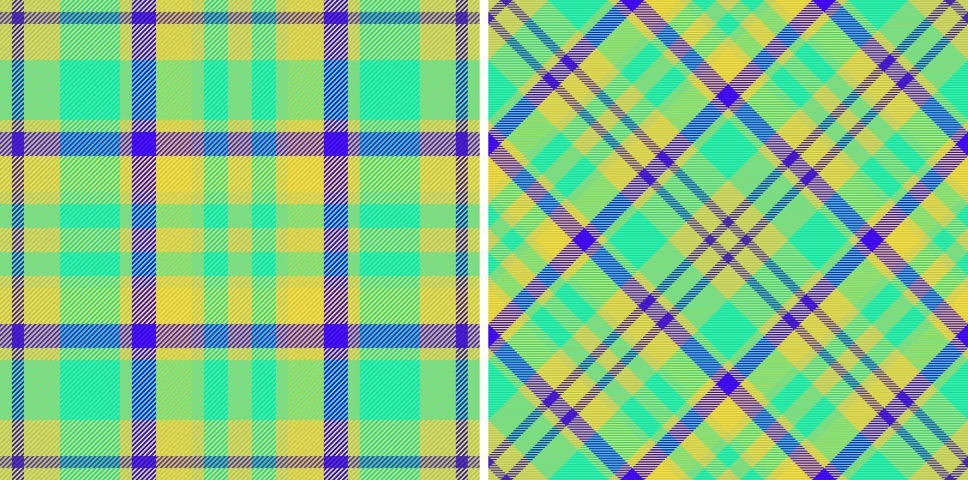 achtergrond patroon plaid. Schotse ruit kleding stof controleren. textiel structuur naadloos vector. vector