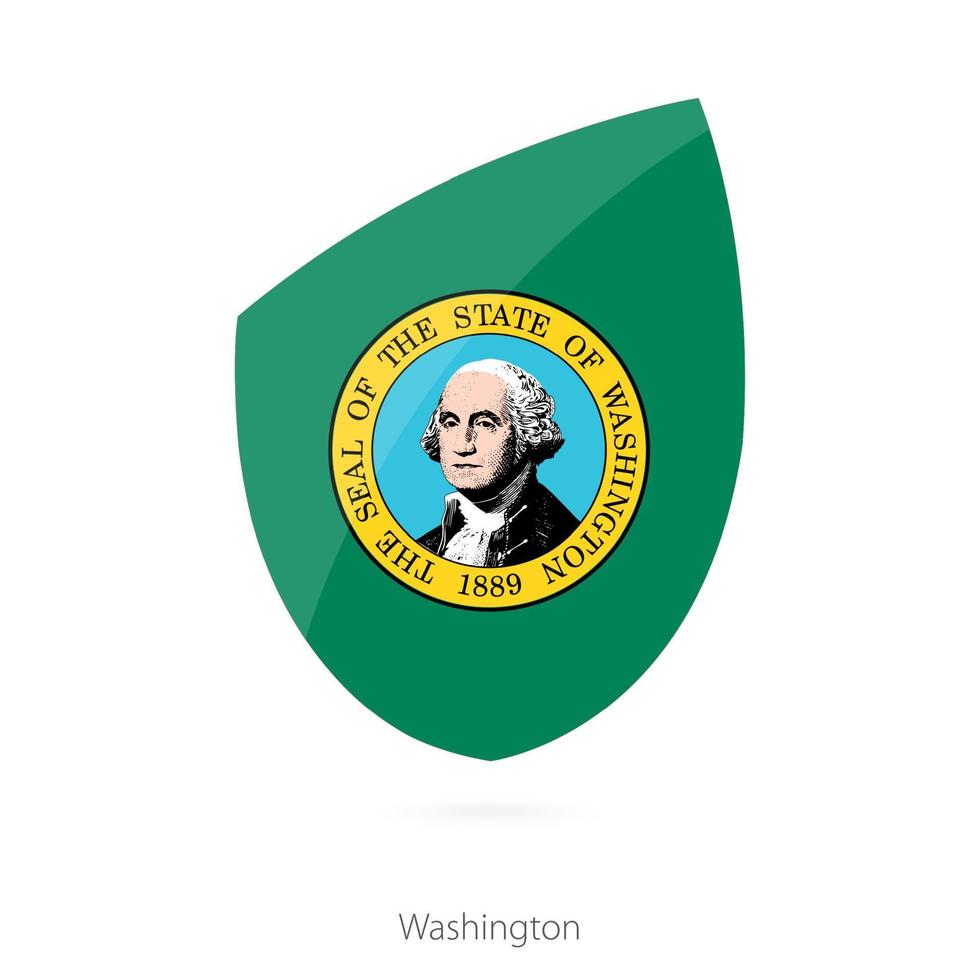 vlag van Washington. vector