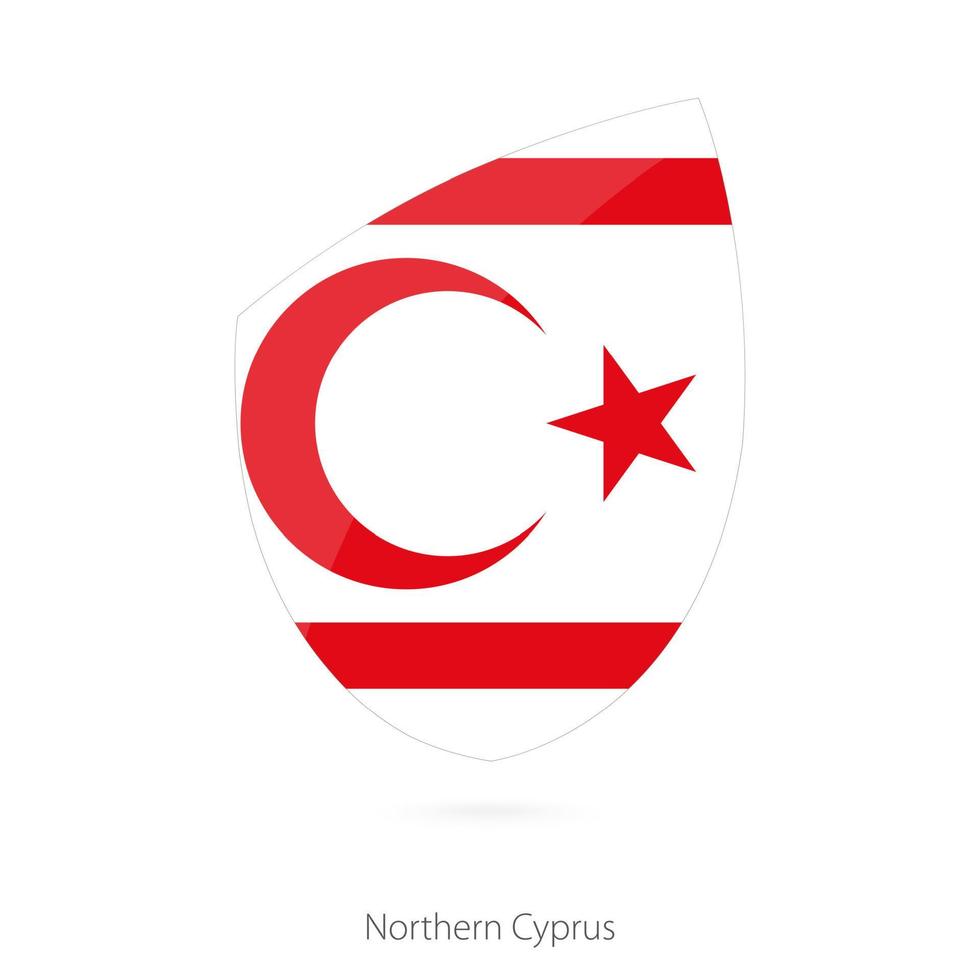 vlag van noordelijk Cyprus. vector