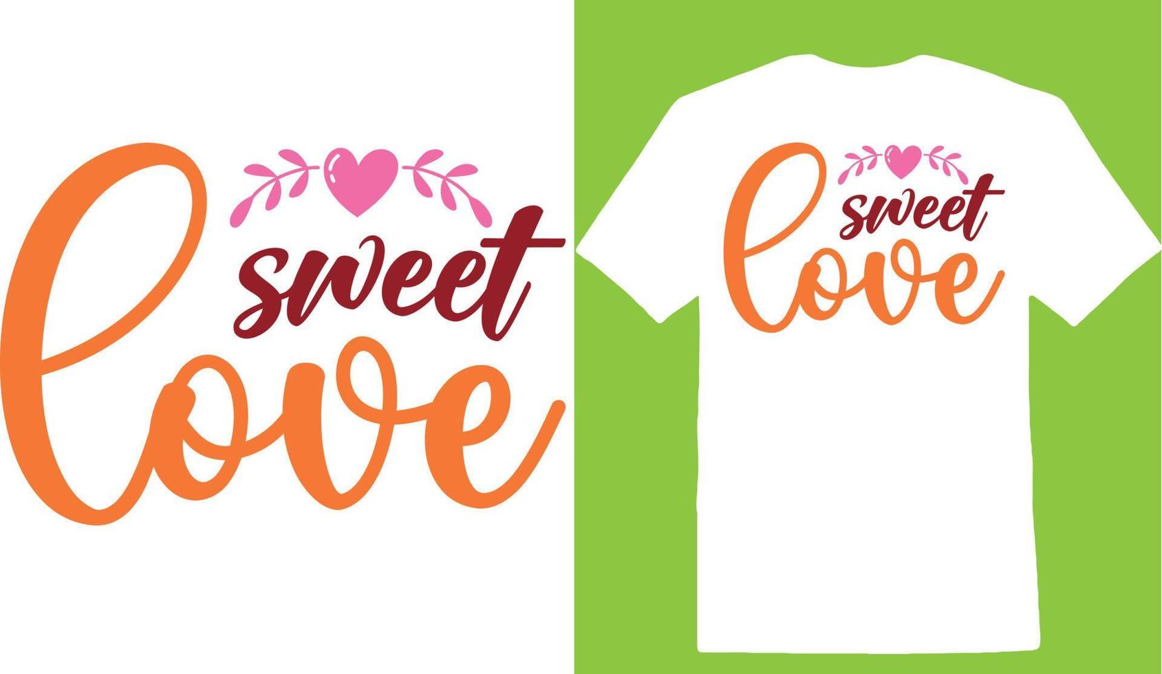 zoet liefde Valentijn dag t-shirt vector