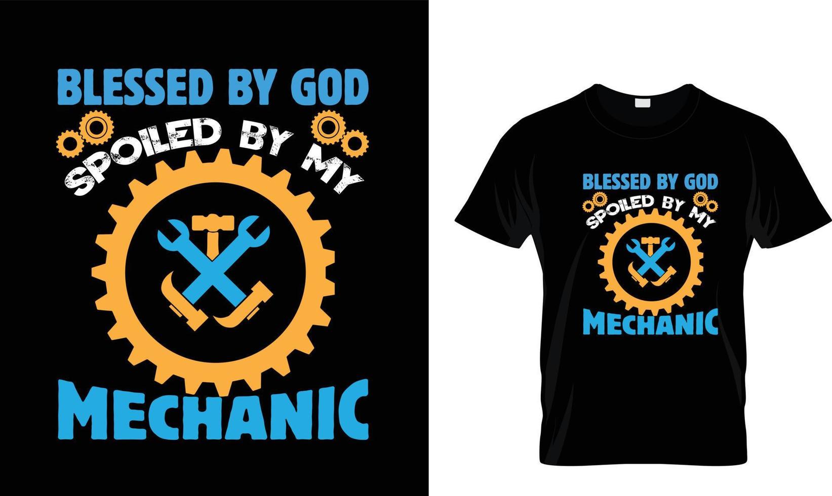 mechanisch t-shirt ontwerp vector