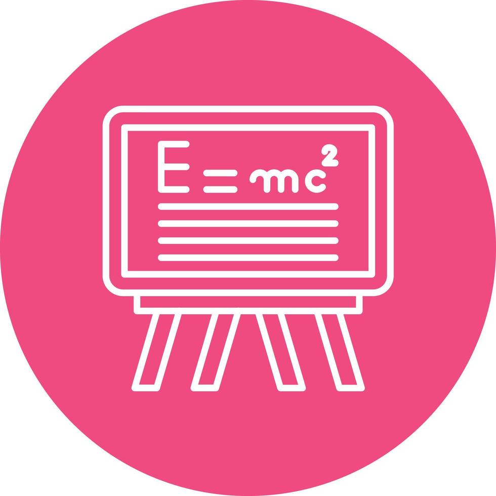 formule lijn cirkel achtergrond icoon vector