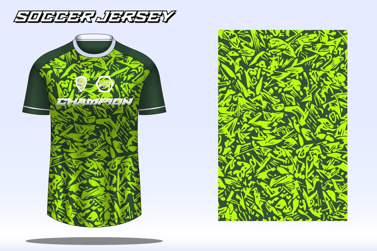 voetbal Jersey sport t-shirt ontwerp mockup voor Amerikaans voetbal club vector