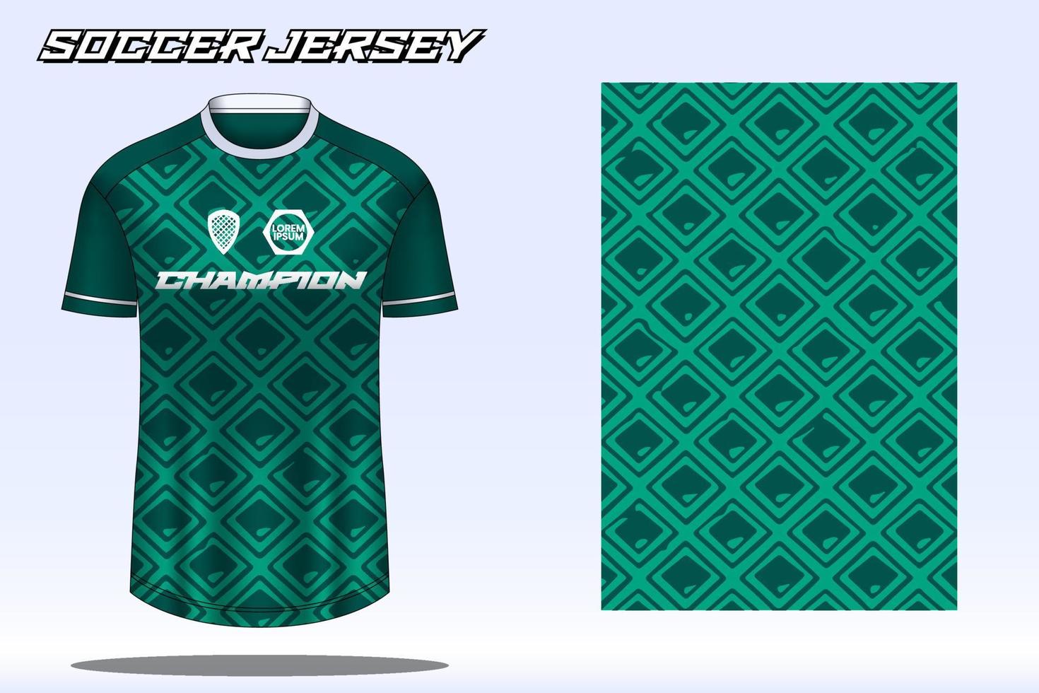 voetbal Jersey sport t-shirt ontwerp mockup voor Amerikaans voetbal club vector