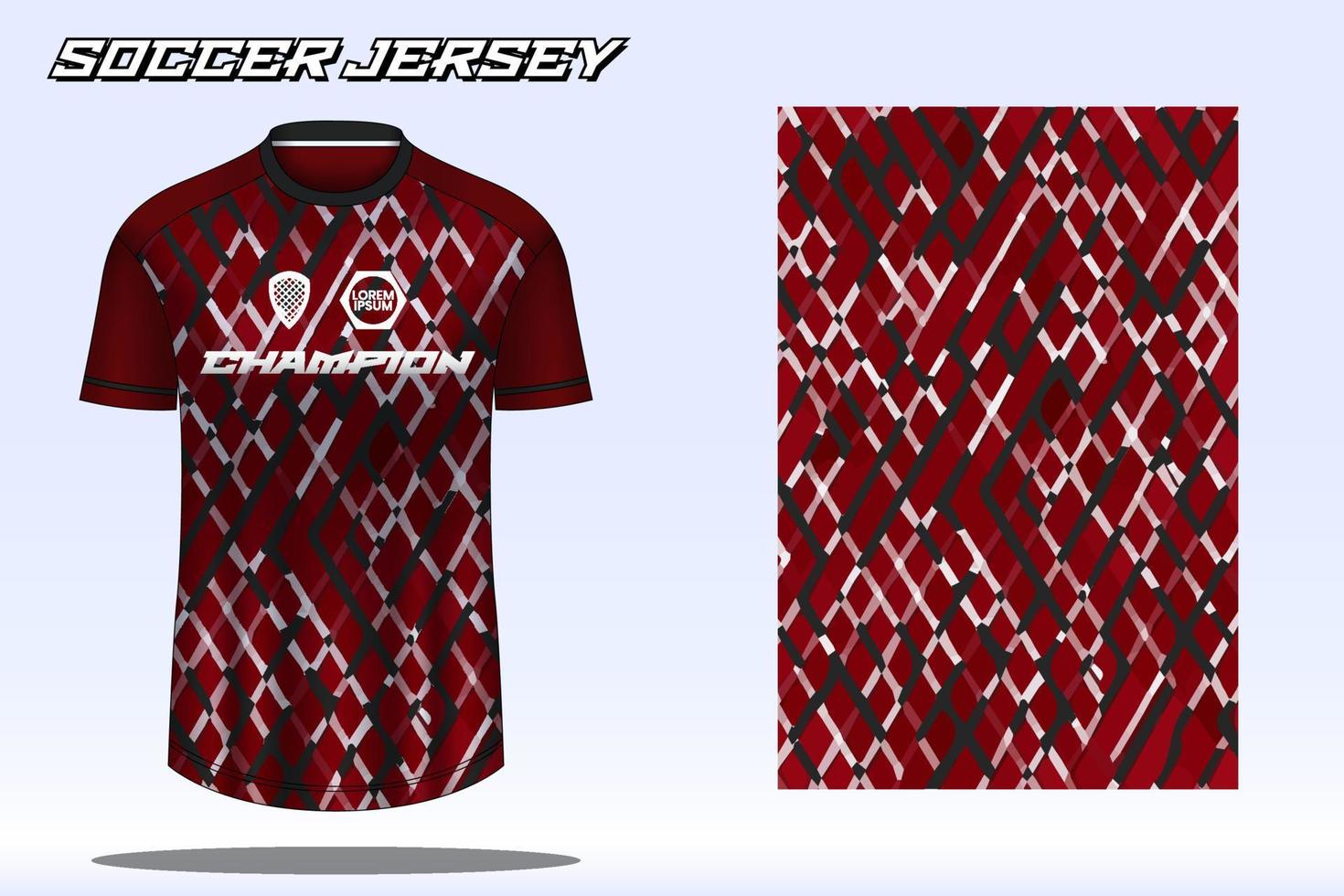 voetbal Jersey sport t-shirt ontwerp mockup voor Amerikaans voetbal club vector