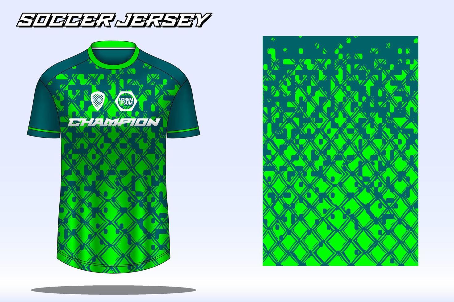 voetbal Jersey sport t-shirt ontwerp mockup voor Amerikaans voetbal club vector