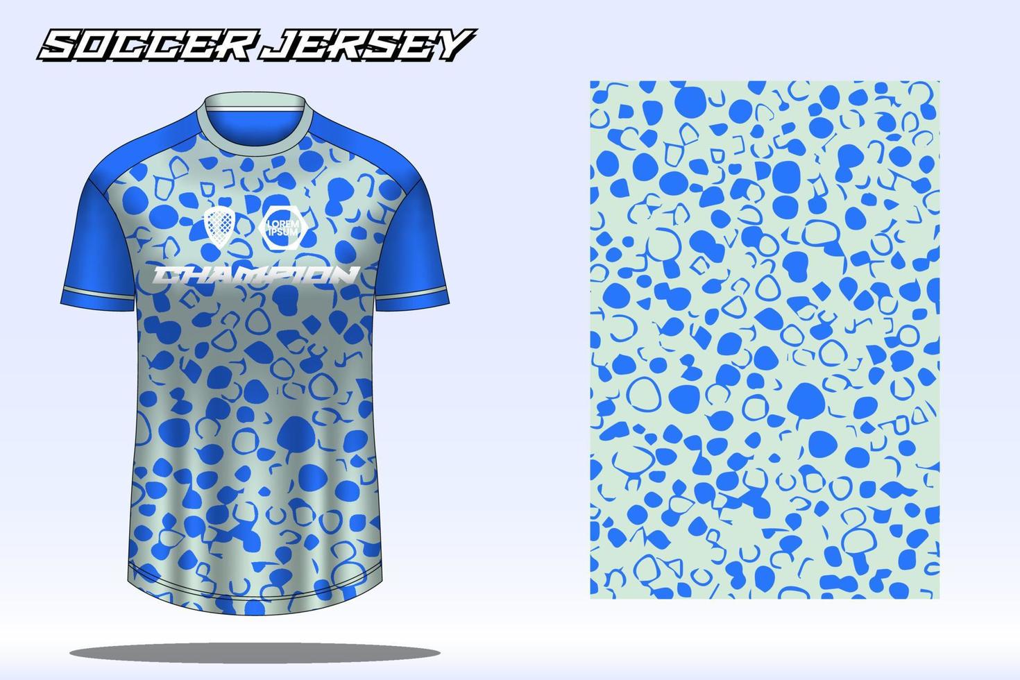 voetbal Jersey sport t-shirt ontwerp mockup voor Amerikaans voetbal club vector