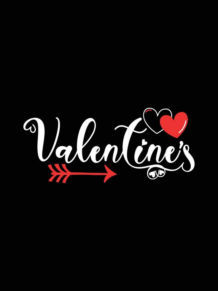 Valentijn typografie schattig bruiloft belettering t-shirt ontwerp vector