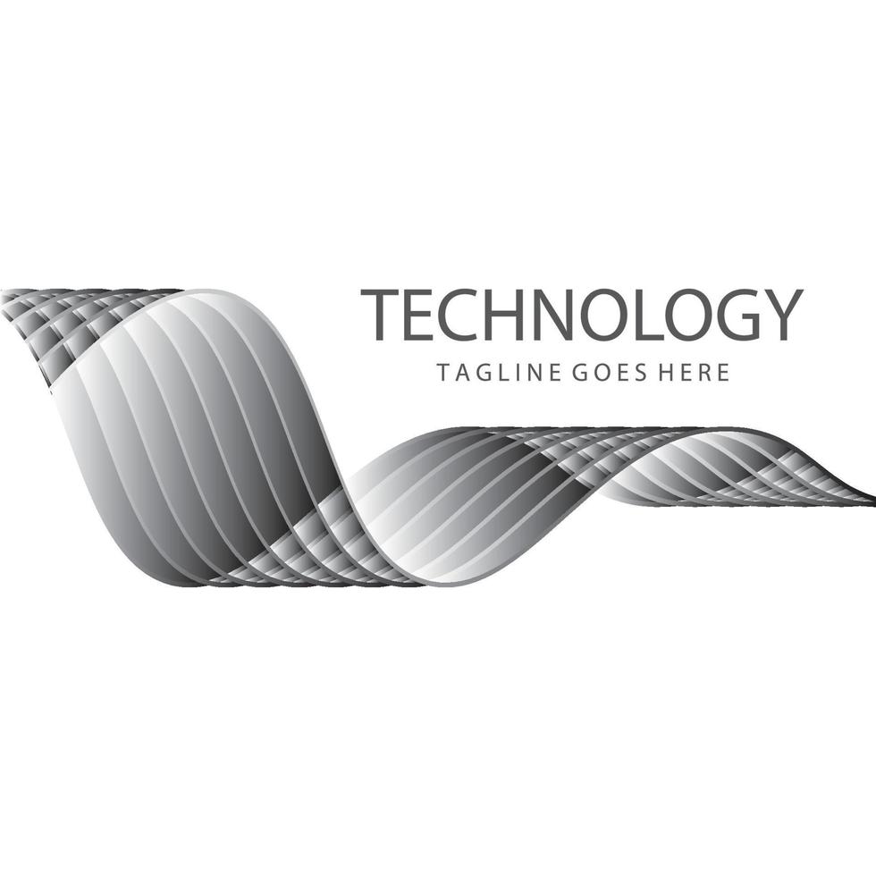 geluid Golf technologie logo vector