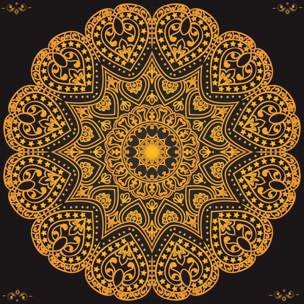 mandala kleur boek voor kids.mandala kleur boek vector