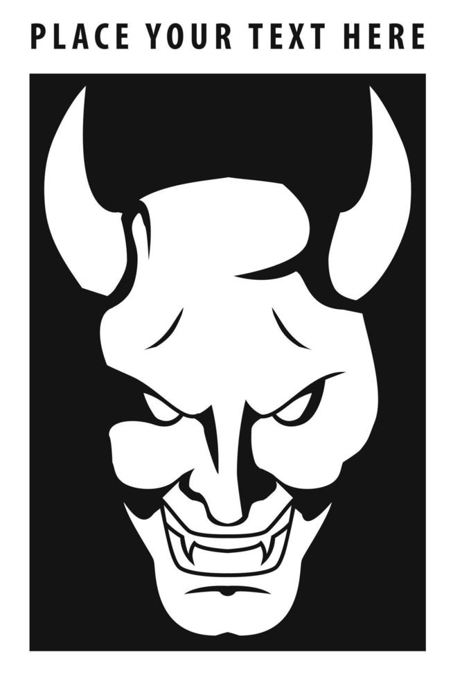 duivel hoofd illustratie vector