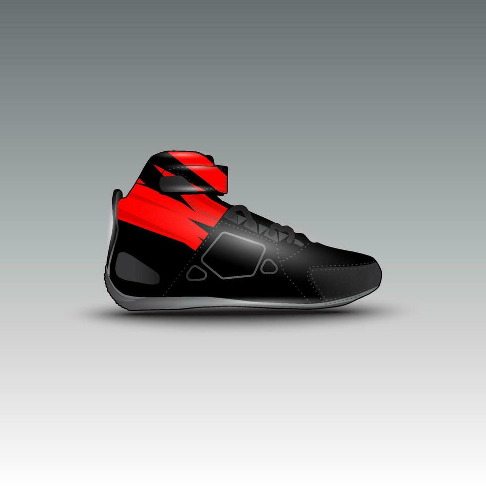 ontwerp van slepen ras schoenen met gravis racing vector motief