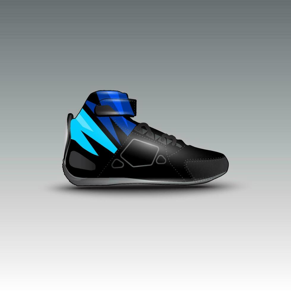 ontwerp van slepen ras schoenen met gravis racing vector motief