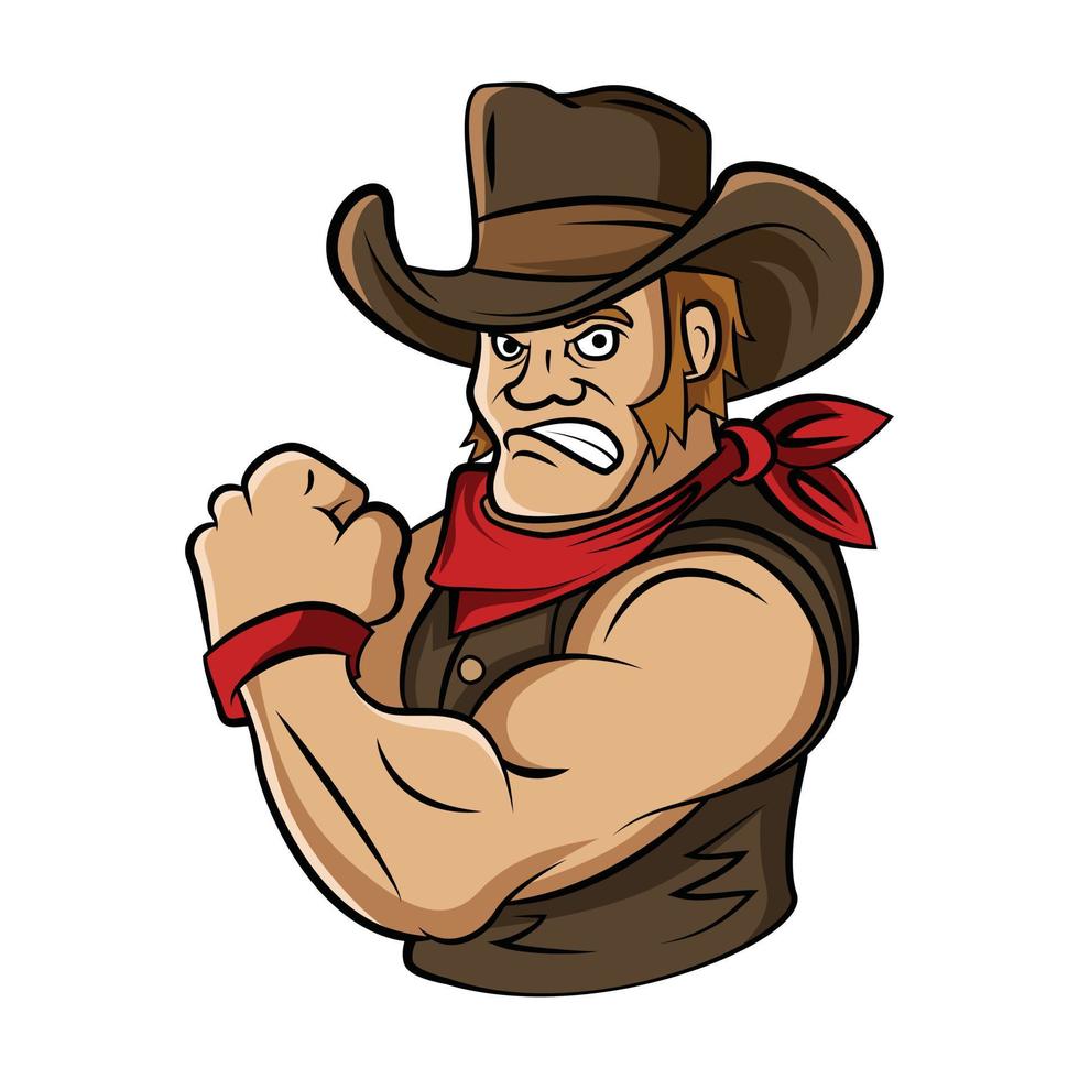 cowboy Mens illustratie vector