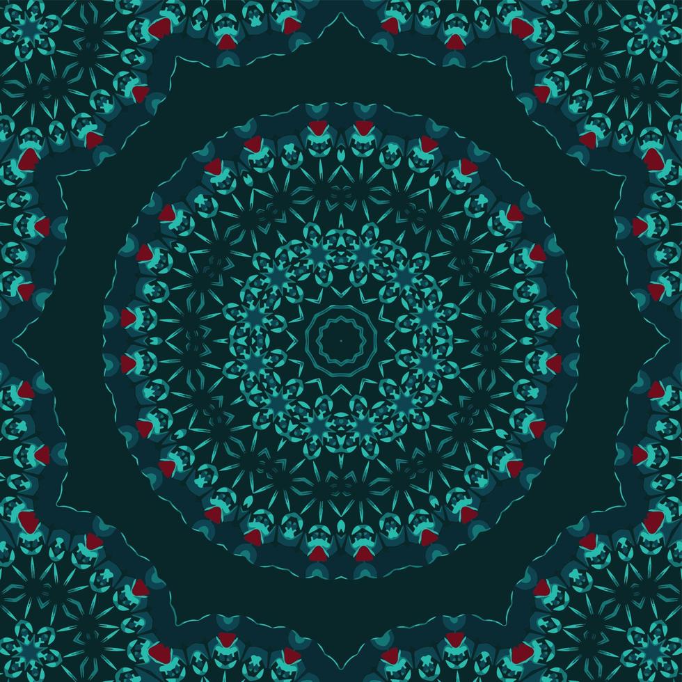 abstract mandala bloemen etnisch ontwerp voor achtergrond, decoratie of behang vector