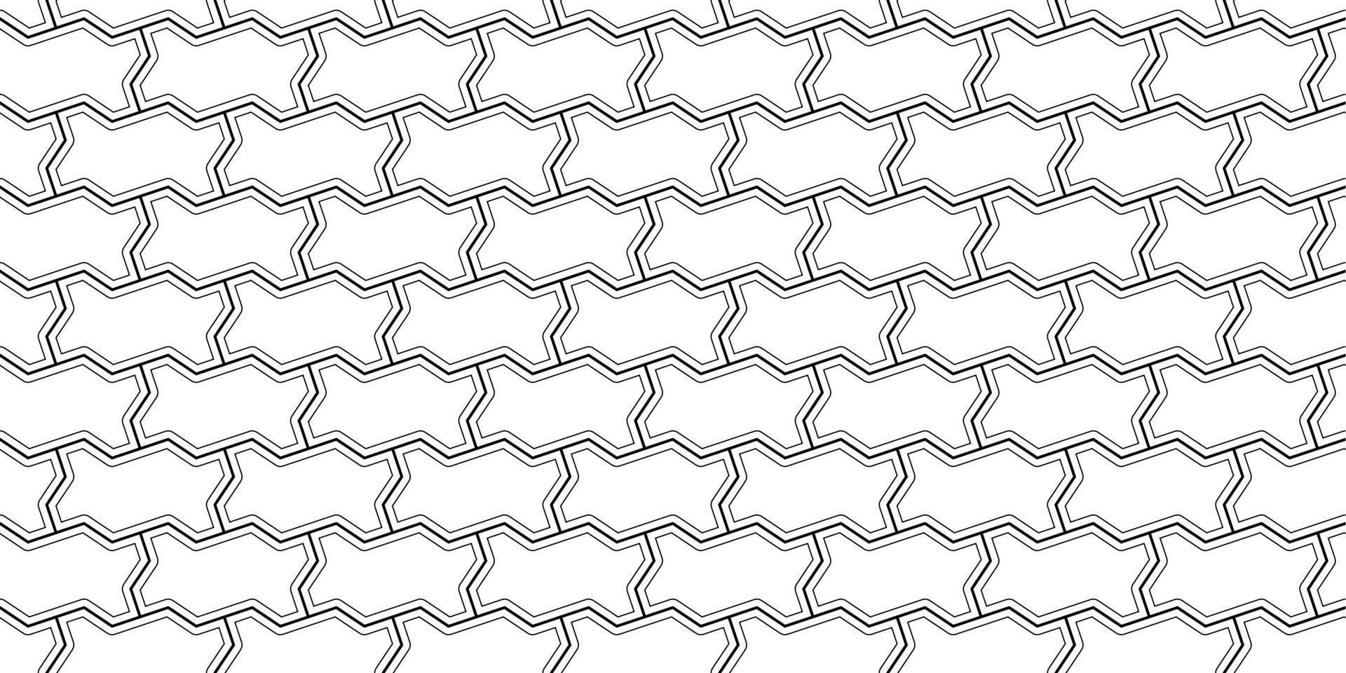 schets bestrating blokken naadloos patroon vector