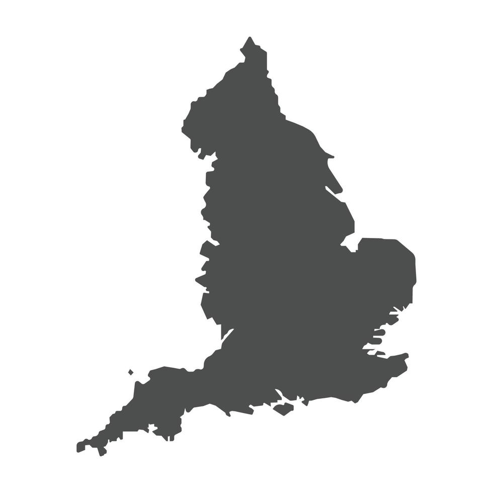 Engels land kaart logo illustratie ontwerp vector