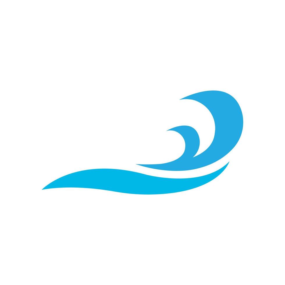 water laten vallen logo illustratie ontwerp vector