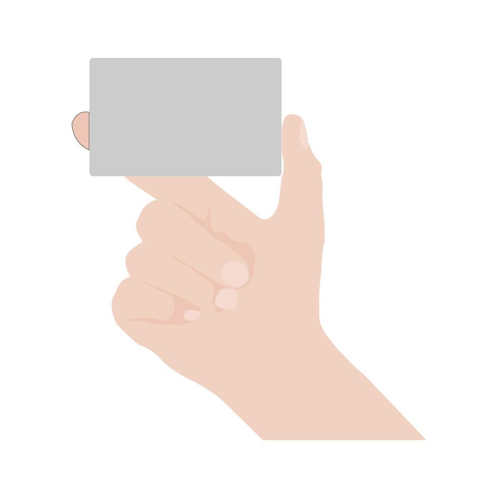 logo hand- Holding kaart illustratie ontwerp vector