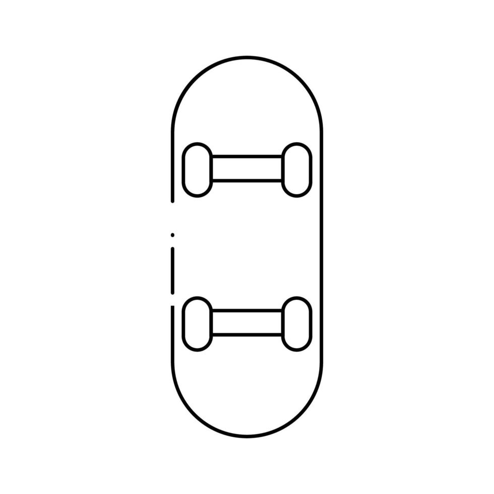 skateboard icoon vector