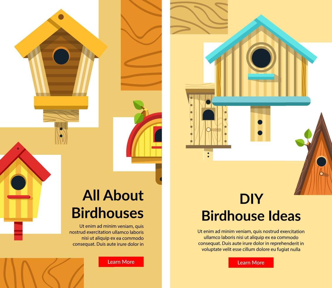 vogelhuisje Doen het jezelf online gids met info vector