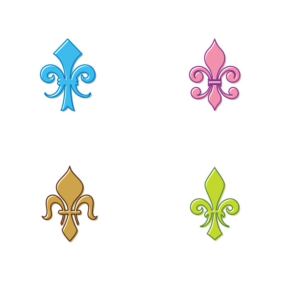 fleur de lis vector pictogram ontwerp