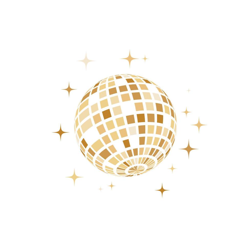 disco bal icoon vector illustratie ontwerp sjabloon