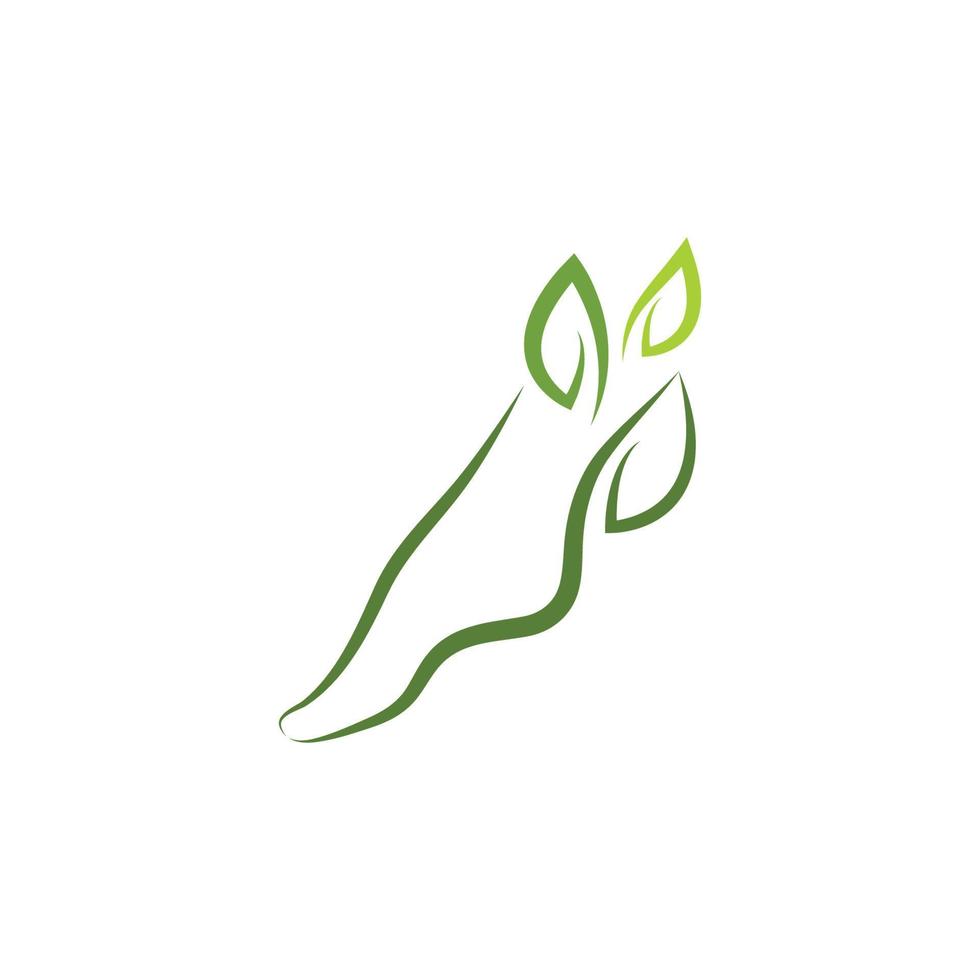 voet logo sjabloon vector pictogram
